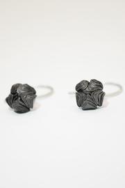  Oxidized Flower Earring