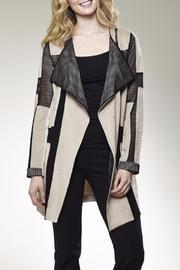  Suede Mesh Coat