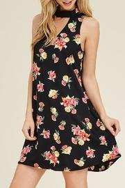  Choker-neck Tunic Dress