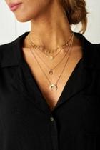  Gold Multi-layer Necklace
