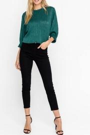  Quarter-sleeve Top, Green