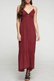  Twist Front Maxi Dress