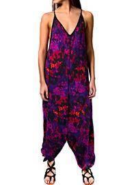 Boho Jumpsuit Purple