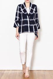  Plaid Linen Jacket