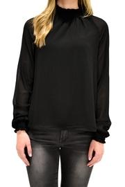  Cinched Collar Blouse
