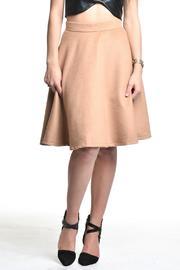  Camel High-waisted Skirt