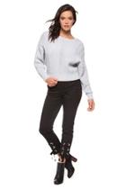  Heather Dropback Sweater