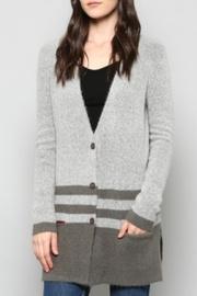  Striped Grey Cardi
