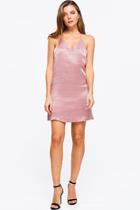  Crinkle Satin Cami Dress