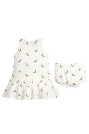 Embroidered Banana Dress