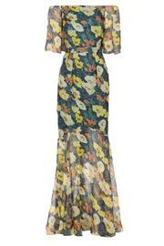  Aster Silk Maxi Dress