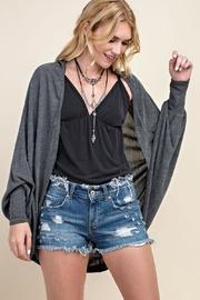  Stone Detailed Cocoon-cardigan