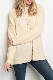  Crossover Back Sweater
