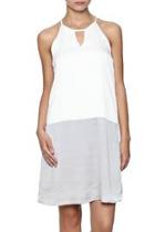  Grey White Dress