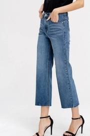  Denim Wide-leg Crop