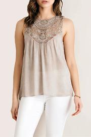  Sleeveless Peasant Top