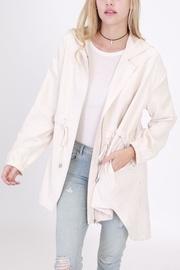  Cream Hood Jacket