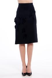  Bird Crepe Skirt