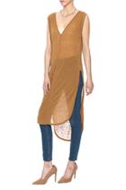  Sleeveless Split Tunic