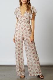  Floral Chiffon Jumpsuit