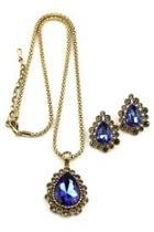  Blue Necklace & Earring Set