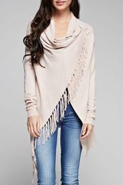  Asymmetrical Fringe Cardigan