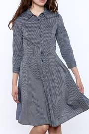  Weekend Stripe Shirtdress
