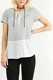  Striped Tie Top