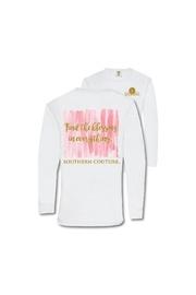  White Long-sleeved T-shirt