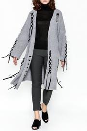 Grey Chenille Cardigan