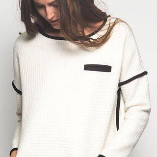  Long Sleeve Quilted Top
