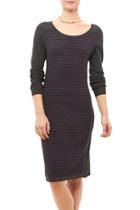  Gray Stripe Dress
