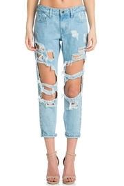  Distressed Boyfriend Denim Jeans