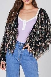 Shaggy Knit Jacket
