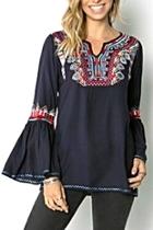  Embroidered Bell Tunic