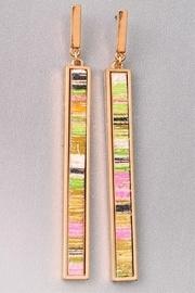  Striped Bar Earrings
