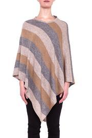  Cashmere Stripe Poncho
