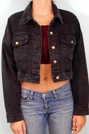  Hailey-cropped Denim Jacket