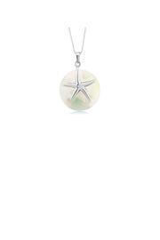  Sterling Mother-of-pearls Starfish Necklace