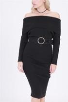  Belted Sweater Dress