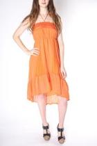  Flowy Orange Dress