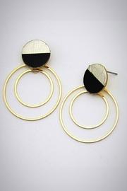  Leather Moon Earrings