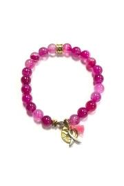  Breast-cancer Ribbon Bracelet