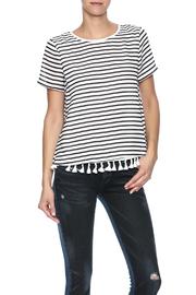  Striped Tassel Top