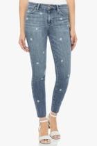  Dandelion Embroidered Jeans