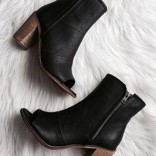  Haight Open Toe Booties