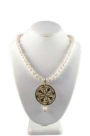  Pearl Medallion Necklace