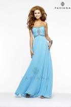  Long Turquoise Dress