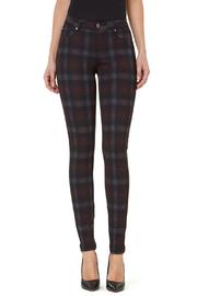  Geneva Plaid Mid Rise Jegging