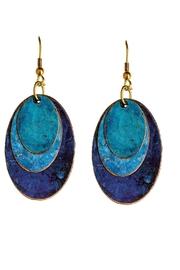  Patina Ovals Earrings